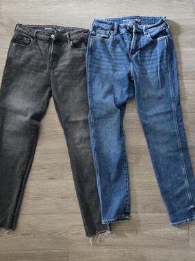 High-Waisted Vintage Slim Jeans